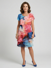 NICOLA | POISED MARBLE KNEE LENGTH DRESS