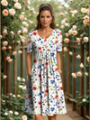 MARGIE | ELEGANT DRESS WITH TUMMY COVERAGE