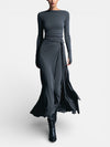 AISLING | MAXI DRESS WITH SIDE KNOT