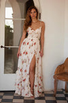 QUINTY | ELEGANT FLORAL DRESS