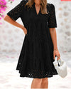 BLAITHIN | CHIC LACE RUFFLE SUMMER DRESS