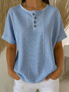 ELLIE | ELEGANT STRIPED BUTTON-UP TOP