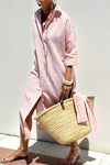 EITHNE | CLASSIC STRIPED SHIRT DRESS