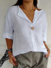 BEAULIZE | RELAXED V-NECK TOP