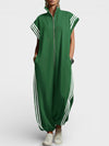 JUSTINA | ELEGANT ZIP NECK JUMPSUIT