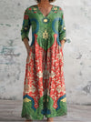 HILARY | VINTAGE FLORAL MAXI DRESS